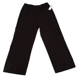 NWT! Charter Club Black Striped Pants - 14P